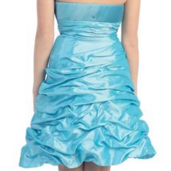 short cute cocktail homecoming Dress & Plus Size - Picture 4 of 5